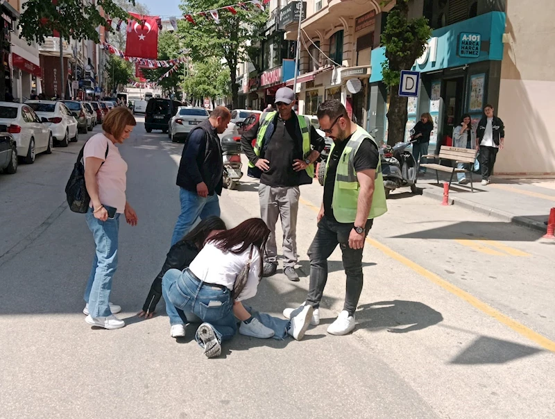 Bilecik’te kontrolden çıkan motosiklet devrildi, sürücüsü yaralandı
