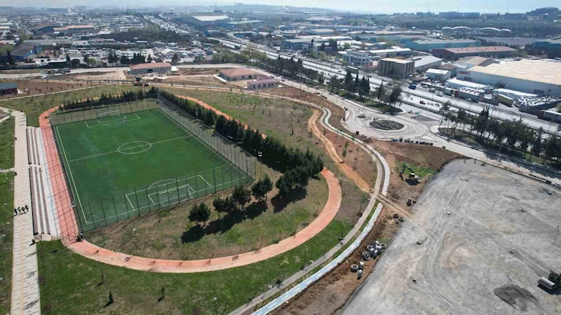 Gebze Millet Bahçesi’nde çalışmalar sürüyor
