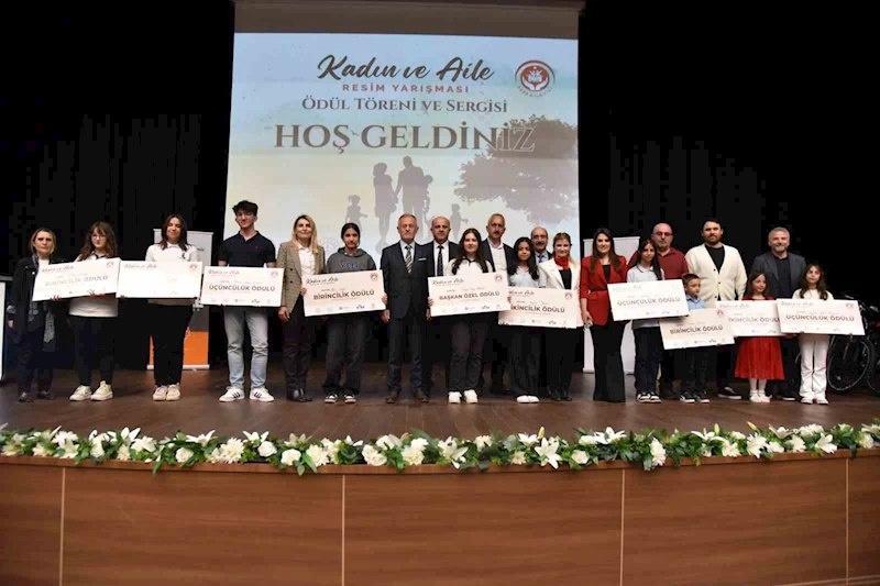 Kadın ve Aile Resim Yarışması’nda ödüller sahiplerini buldu
