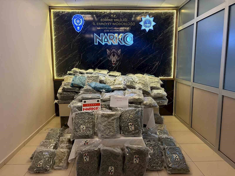 Kapıkule’de operasyonu: 171 kilogram uyuşturucu ele geçirildi, 2 kişi tutuklandı
