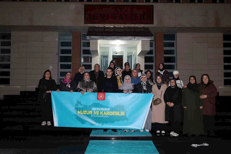 Ağrı’da başlayan huzur ve kardeşlik yolculuğu Mardin’de devam edecek