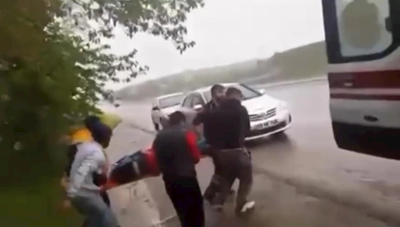 Batman’da araç şarampole yuvarlandı: 3 yaralı

