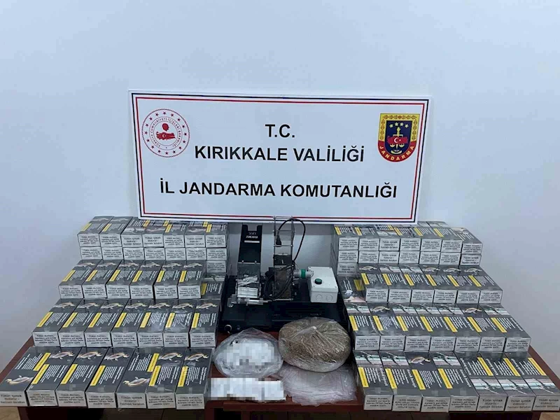 Kırıkkale’de binlerce makaron ele geçirildi
