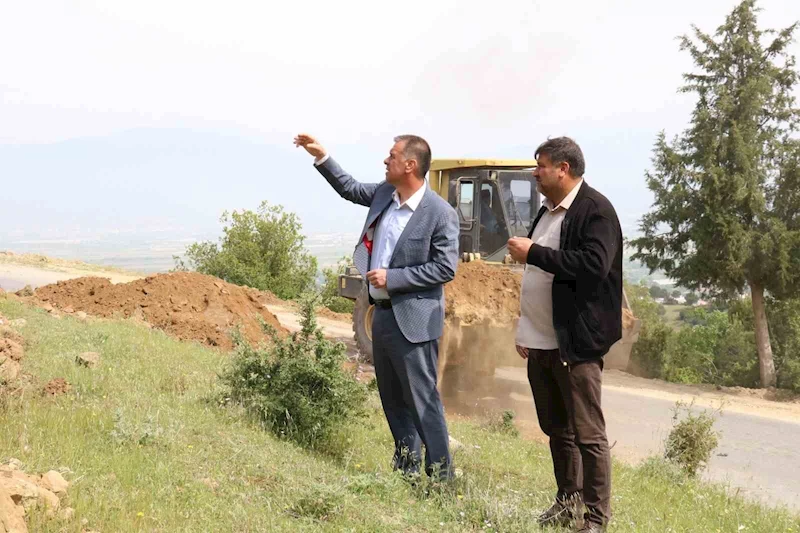 Yenipazar’da Büyükşehir’in çalışmaları devam ediyor
