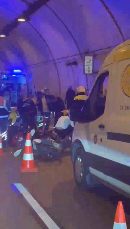 Dolmabahçe Tüneli’nde kaza yapan motosiklet sürücüsü hayatını kaybetti
