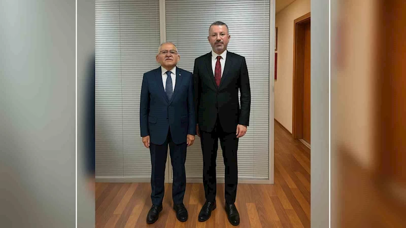 Rektör Kırışık, Başkan Büyükkılıç ile iş birliği görüşmesi yaptı
