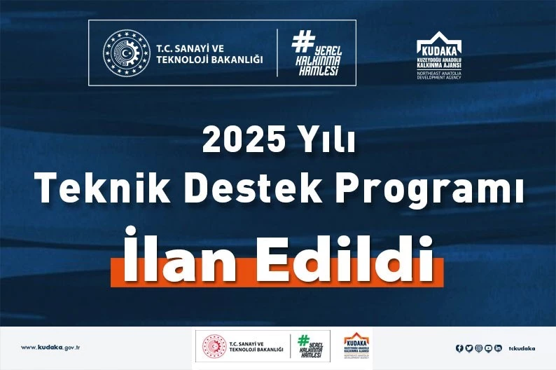 KUDAKA’nın 2025 yılı teknik destek programı ilan edildi
