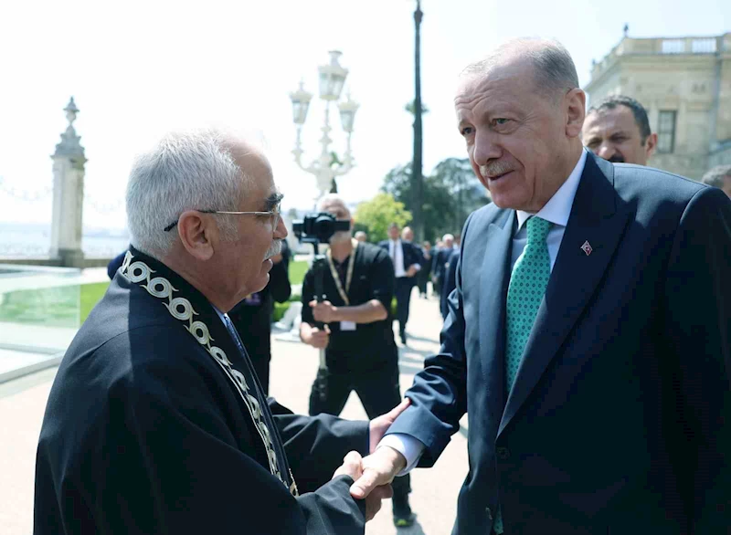 Cumhurbaşkanı Erdoğan, Anayasa Mahkemesi Başkanı Özkaya’yı kabul etti
