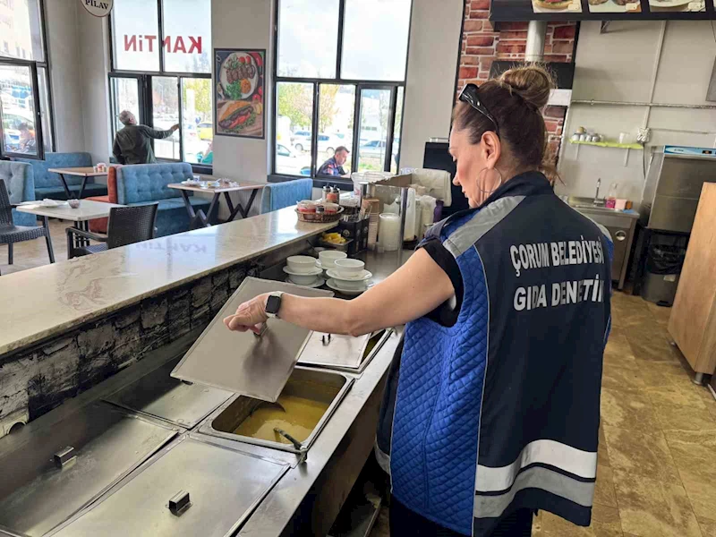 Çorum’da hastane ve okul kantinleri ile marketler denetlendi
