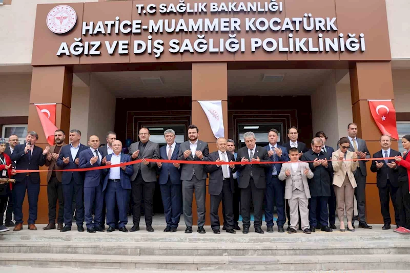 Hatice Muammer Kocatürk Ağız ve Diş Sağlığı Polikliniği hizmete açıldı

