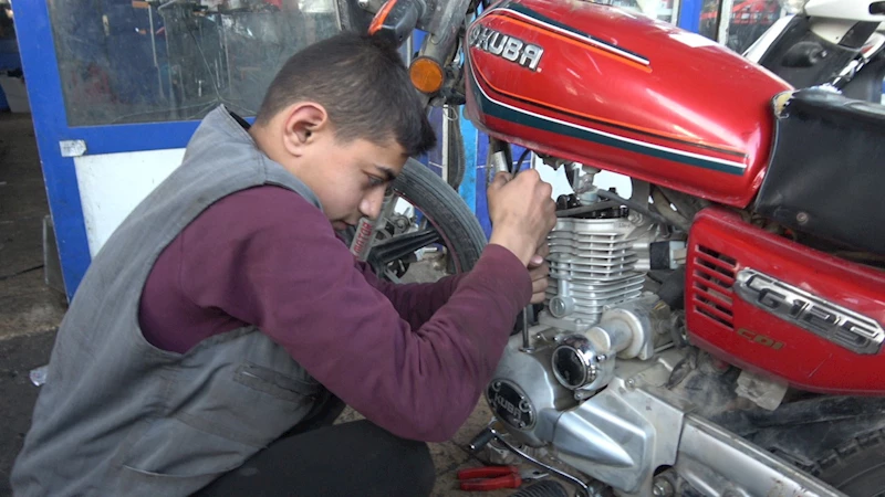 Motosiklet tutkusu meslekle buluştu
