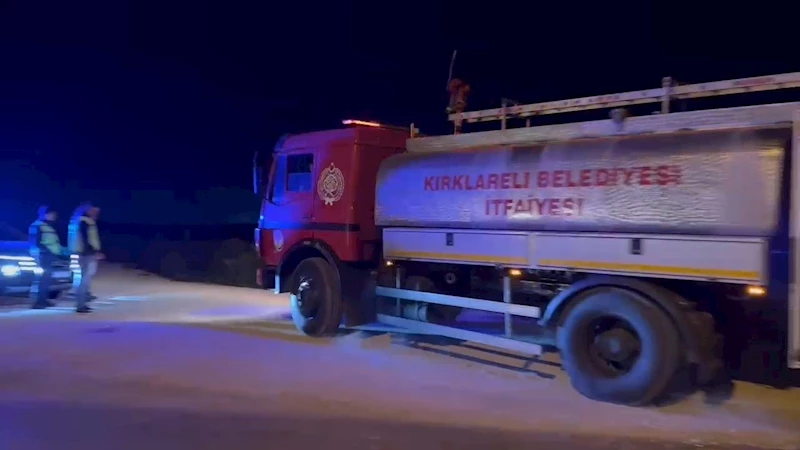 Tekirdağ’da doğalgaz arama kuyusunda gaz kaçağı
