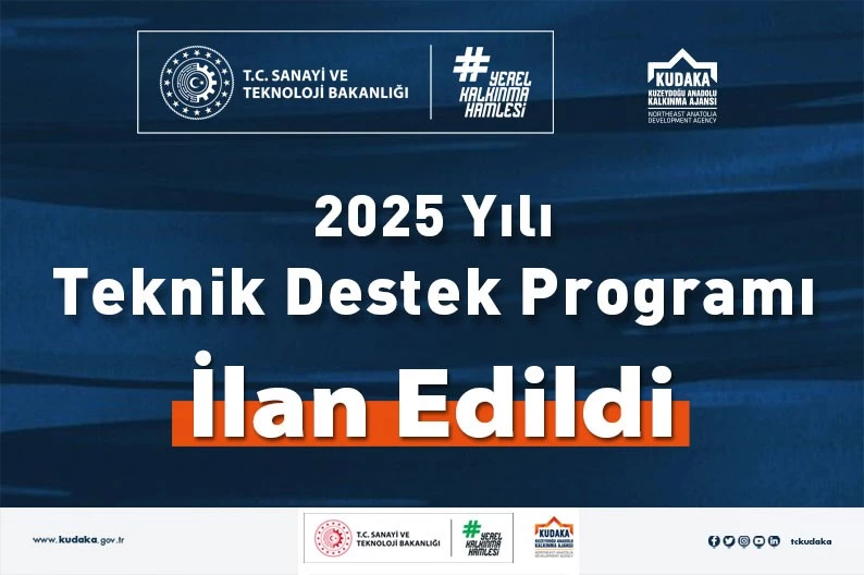 2025 yılı teknik destek programı ilan edildi
