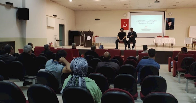 Elazığ’da sigarayı bırakma kampanyası çalışmaları
