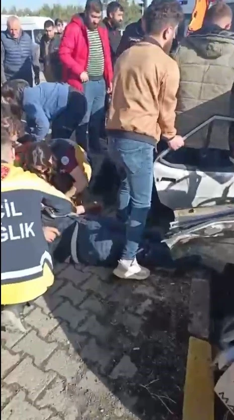 Kars’ta trafik kazası: 1 ölü 5 yaralı
