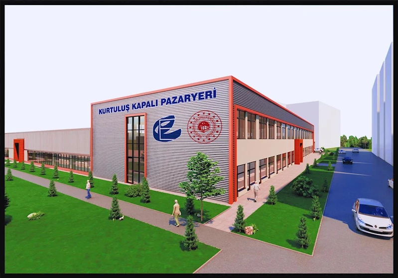 Kurtuluş Mahallesi’ne modern kapalı pazar yeri geliyor
