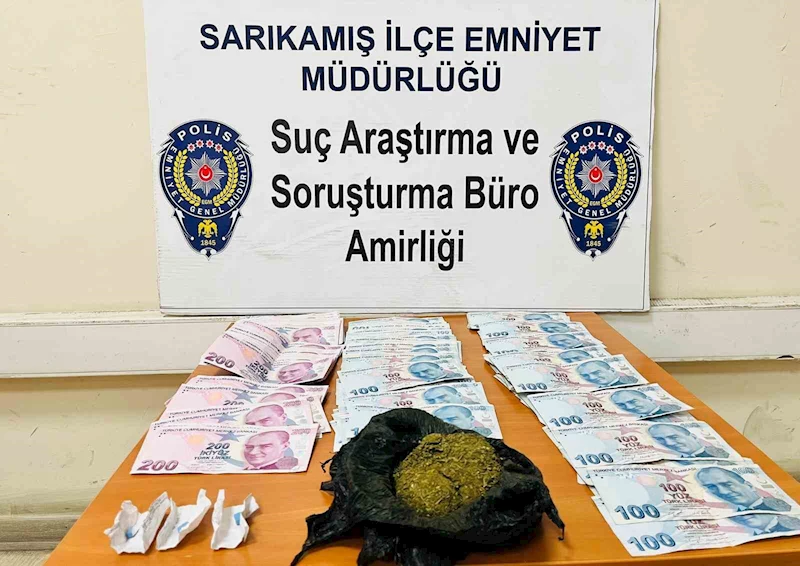 Sarıkamış’ta uyuşturucu ele geçirildi
