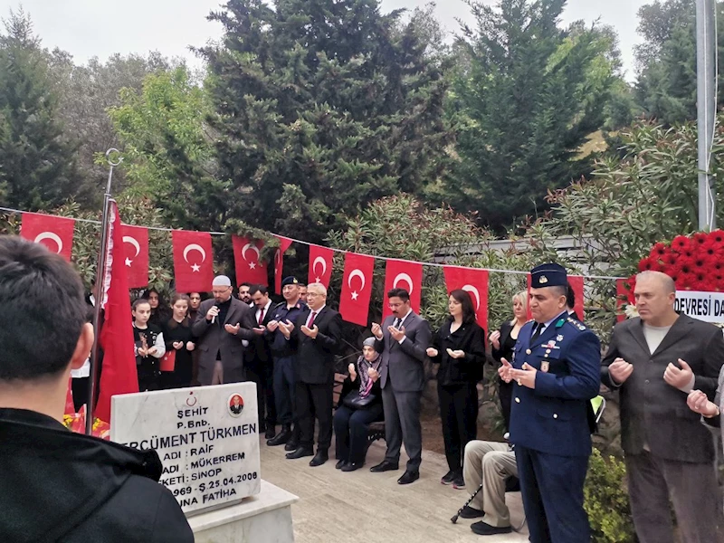 Şepit Binbaşı Ercüment Türkmen dualarla anıldı
