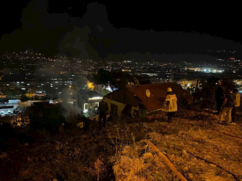 Bursa’da korkutan odunluk yangını
