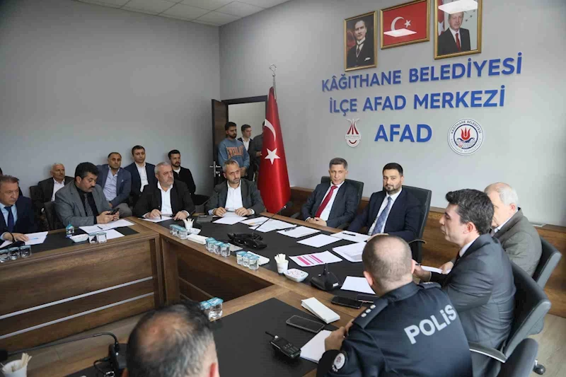 Kağıthane’de Afet Koordinasyon Toplantısı gerçekleşti

