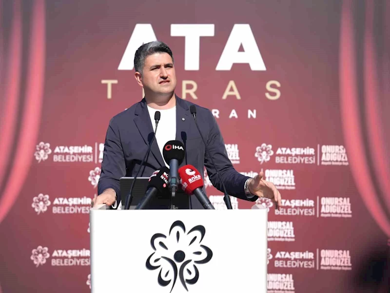 Ataşehir’in ilk sosyal tesis restoranı ’ATA Teras’ açıldı
