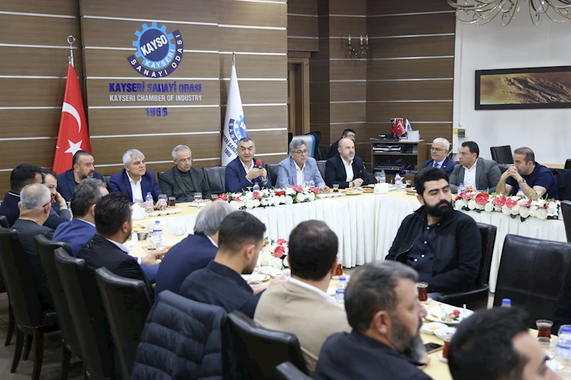 KAYSO’da İstişare Toplantısı ve Üyelik Belgesi Takdim Töreni gerçekleştirildi
