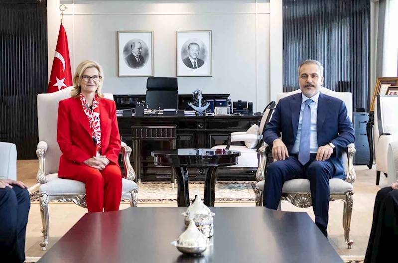 Bakan Fidan, Uluslararası Telekomünikasyon Birliği Genel Sekreteri Bogdan-Martin’i kabul etti
