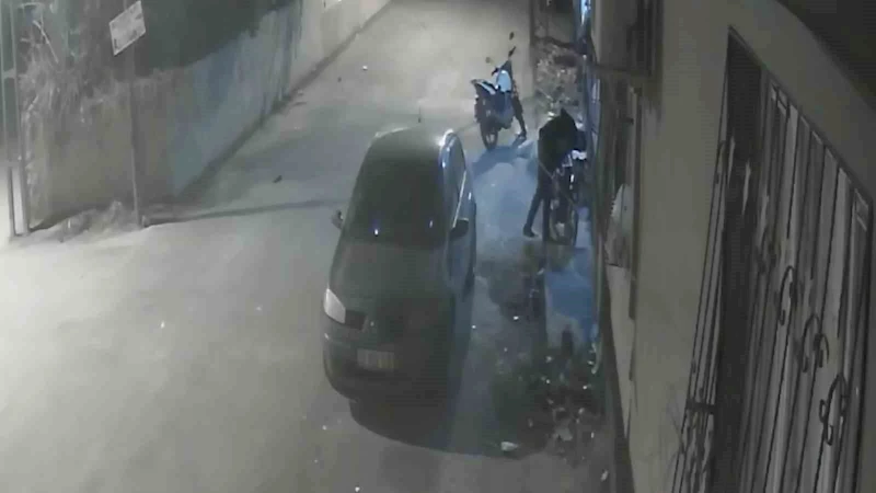 Motosiklet çaldı yakalandı, 