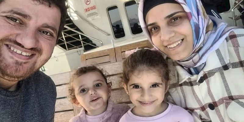 Baba ve 2 kızının hayatını kaybettiği facianın ardından yürek yakan kare
