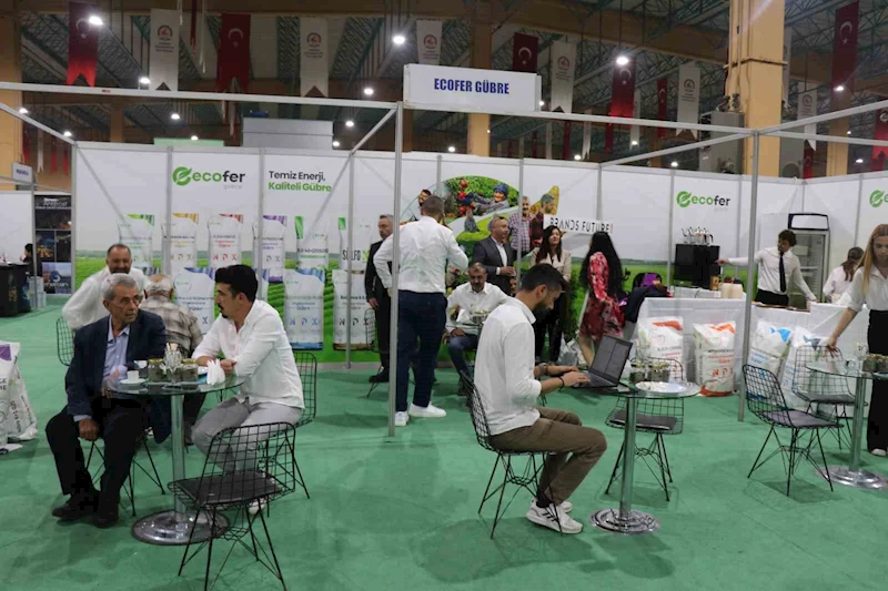 Ecofer Gübre’nin organik ürünleri Ceviz ve Badem Fuarında büyük ilgi gördü
