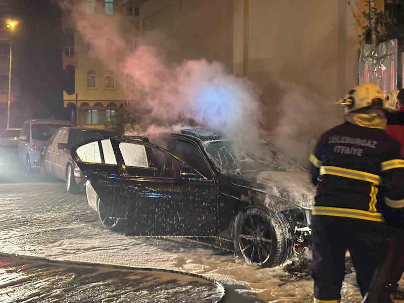 Lüleburgaz’da otomobil yangını
