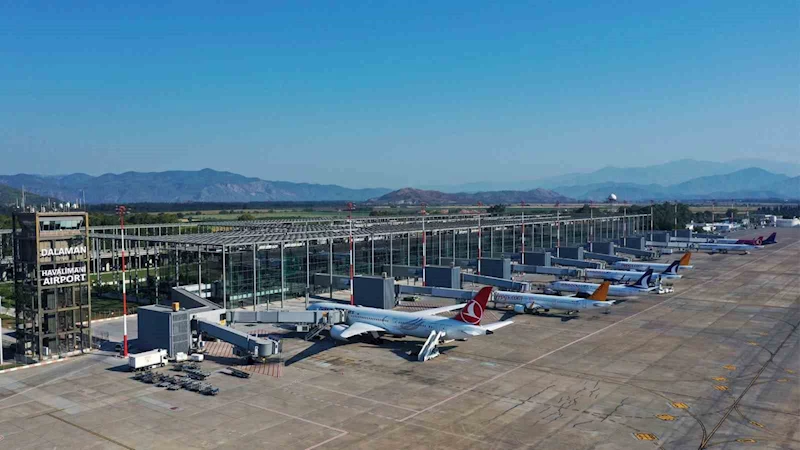 Dalaman Havalimanı Mart ayında 107 bin 582 yolcuya hizmet verdi
