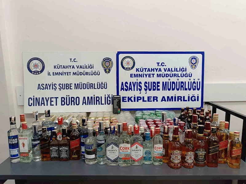 Kütahya’da perakende alkol satışı yapan şahsa 120 bin 482 TL para cezası
