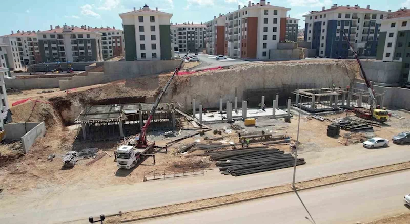 Adıyaman İndere toplu konut alanında ticaret merkezleri yapılıyor
