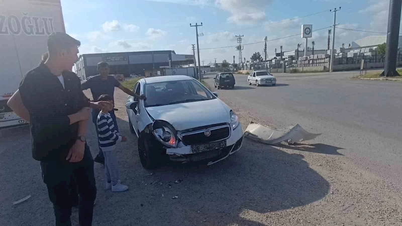 Antalya’da göz göre göre kaza: 2 yaralı
