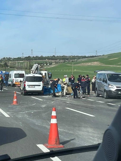 Ankara’da trafik kazası: 1 ölü, 2 yaralı

