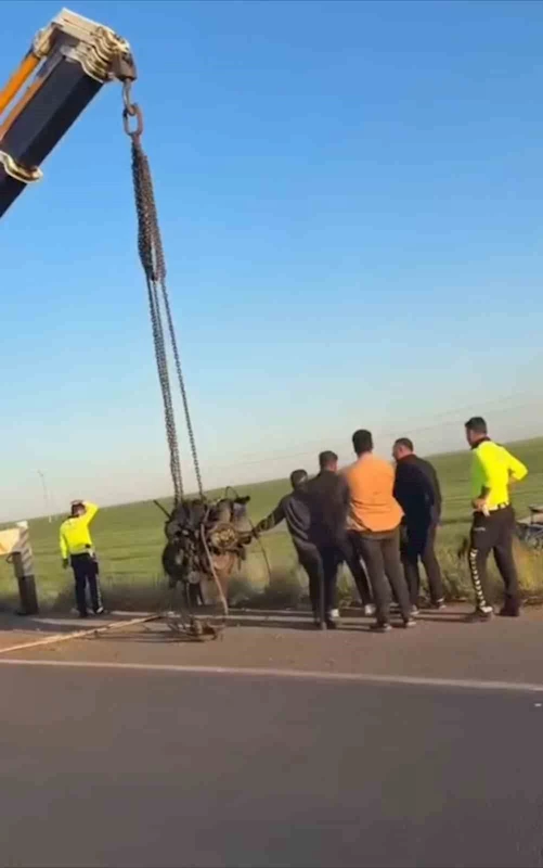 Mardin’de tır devrildi: 1 yaralı

