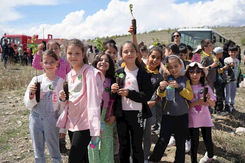 Erzincan’da  fidan dikme şenliği düzenlendi
