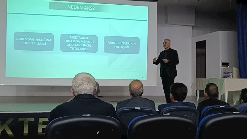 Muhtarlara MAKS ve e-devlet eğitimi verildi
