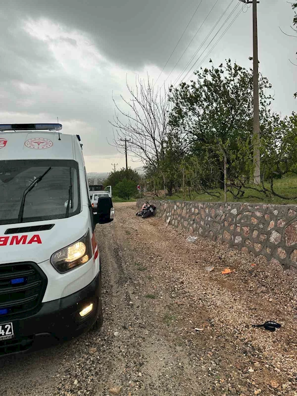 Elazığ’da motosiklet kazası: 1 yaralı
