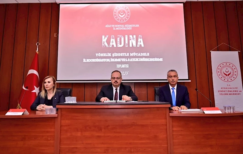 Aydın’da Kadına Yönelik Şiddetle Mücadele İl Koordinasyon Toplantısı gerçekleştirildi
