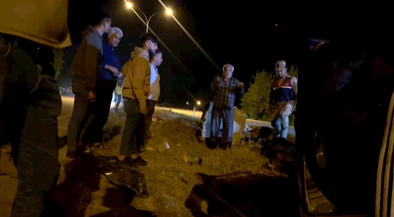Evladının kaza yapmasına kızan baba 