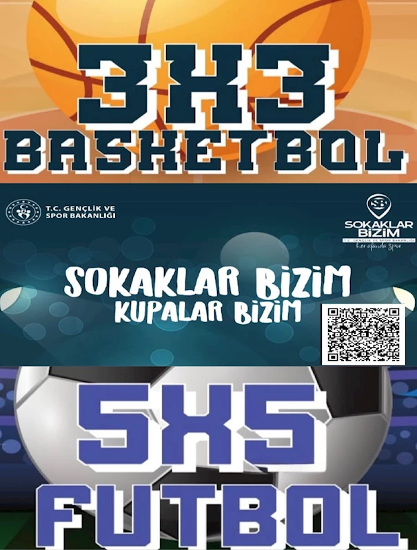 Sokaklar Bizim Gençlik Kupaları başlıyor
