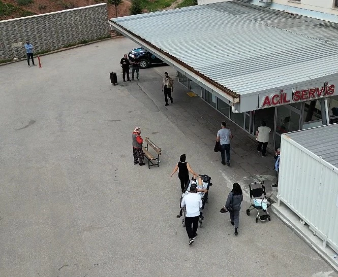 Tunceli Devlet Hastanesinde yangın paniği: Hastalar tahliye edildi
