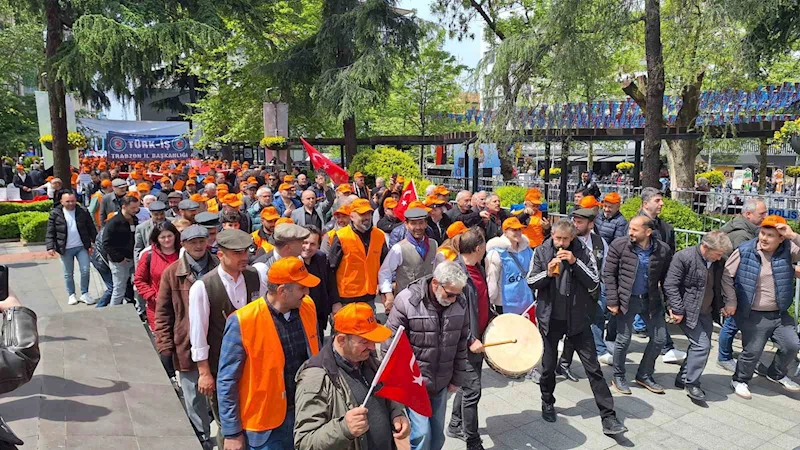 Trabzon’da 1 Mayıs kutlamaları
