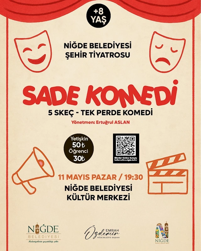 Niğde Belediyesi Şehir Tiyatrosu’ndan gülmeye doyuracak gösteri
