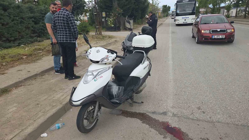 İki motosiklet çarpıştı: 2 yaralı
