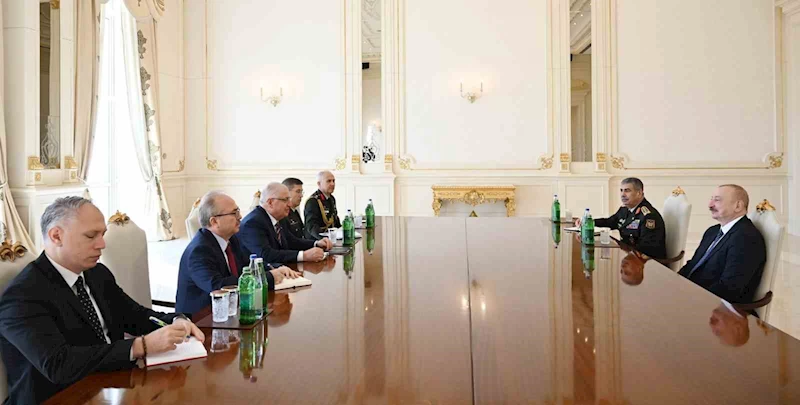 Aliyev, Milli Savunma Bakanı Güler’i kabul etti
