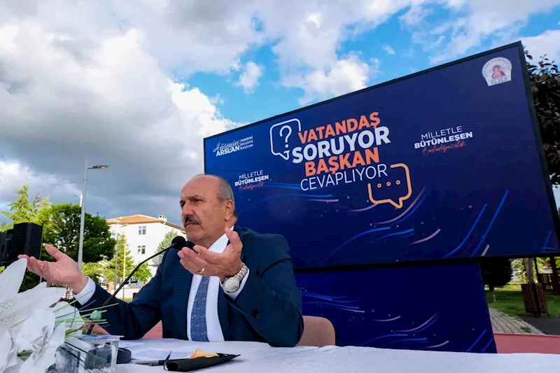 Başkan Arslan: 