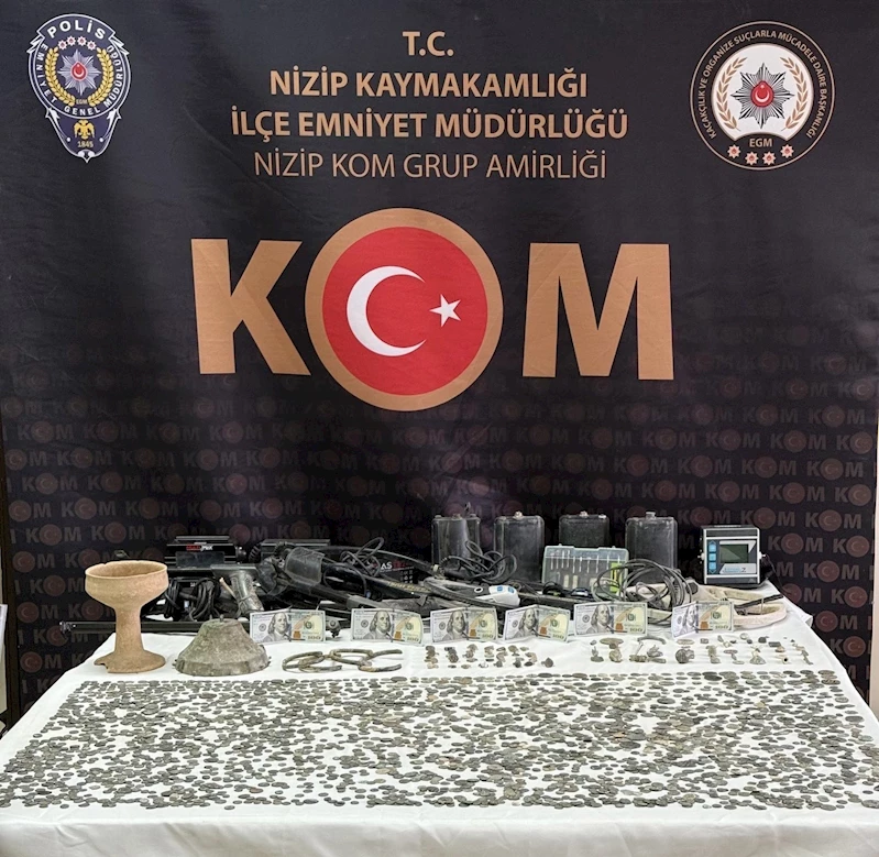 Gaziantep’te 3 bin 127 adet sikke ele geçirildi

